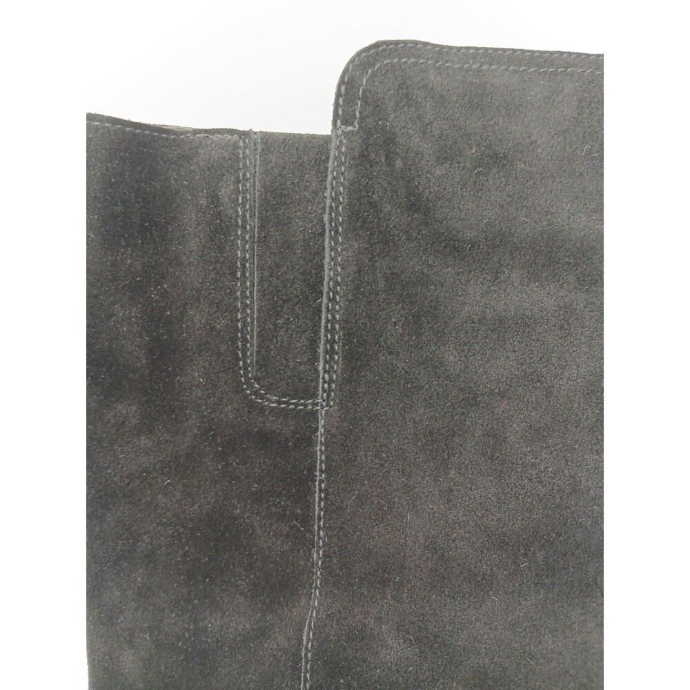 Naturalizer Kyrie Over The Knee Suede Boots Womens Size 6M Black Block Heel - Picture 4 of 8